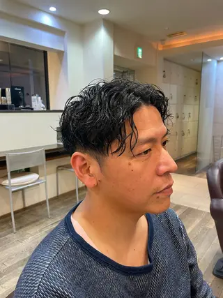 メンズ 小野 心のヘアスタイル