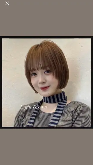 カラー 透明感ダブルカラー/ 似合わせボブ👑涼介のヘアスタイル