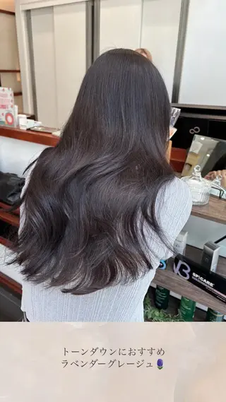 ロング カラー BiBi 武田 あやのヘアスタイル