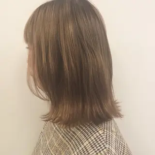 ミディアム カラー Bonheur umedaのヘアスタイル