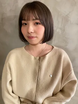 ショート カラー ayane⭐️ボブ・ ショート・パーマのヘアスタイル