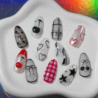 ネイル H2 nail schoolのネイルデザイン