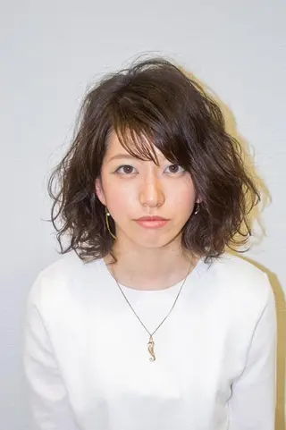 ミディアム パーマ Berry Berryのヘアスタイル