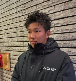 ショート メンズ UMM daichi メンズパーマのヘアスタイル
