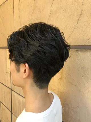 ショート メンズ 髪質改善 MAKIのヘアスタイル