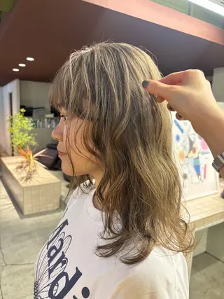 セミロング 【haRu/ハル】 さくらこのヘアスタイル