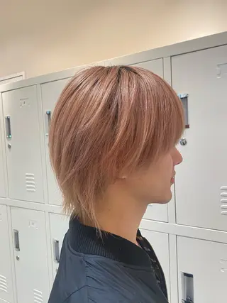 ショート メンズ カーリーパーマ/ ボブパーマ/さくらのヘアスタイル