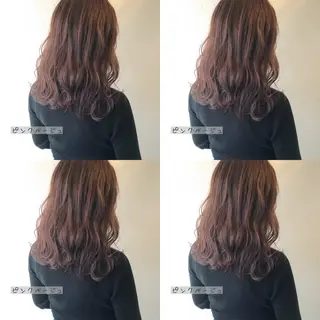 セミロング カラー あさだ しゅうたろうのヘアスタイル