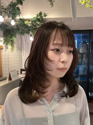 セミロング 東大阪　　布施 SHARAのヘアスタイル