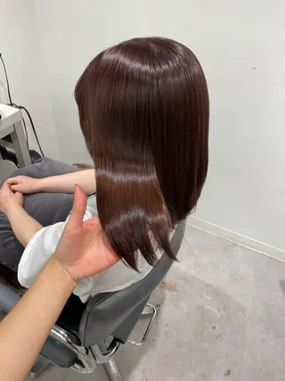 ミディアム カラー 🎀stylist 🎀AKARI🎀のヘアスタイル