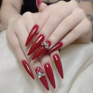 ネイル 🎀kira 長さだし💗モチ最高のネイルデザイン