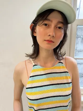 ミディアム eri kinjoのヘアスタイル