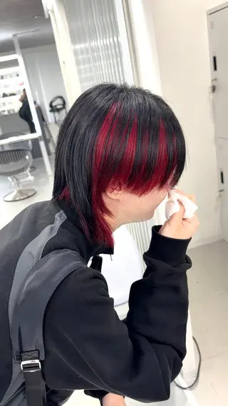 カラー みな .share天王寺のヘアスタイル