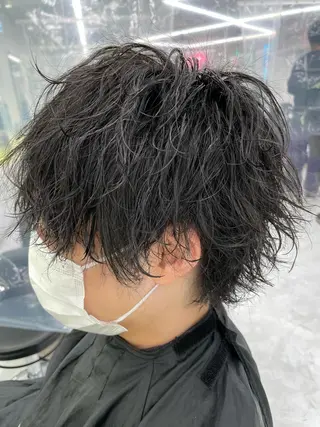 ミディアム カラー パーマ ヘアアレンジ メンズ キッズ メンズ特化美容師 aiの眉毛・アイブロウイメージ