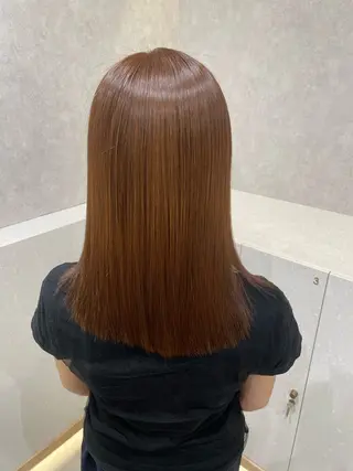 ミディアム 髪質改善×透明感 カラー🫧ふうま🪽のヘアスタイル