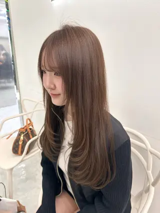 ロング カラー 上品モテヘア🩶 karen🩶のヘアスタイル