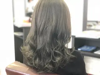 セミロング カラー 増山 大起のヘアスタイル