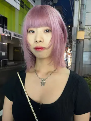 ミディアム カラー JUURI- Shionのヘアスタイル