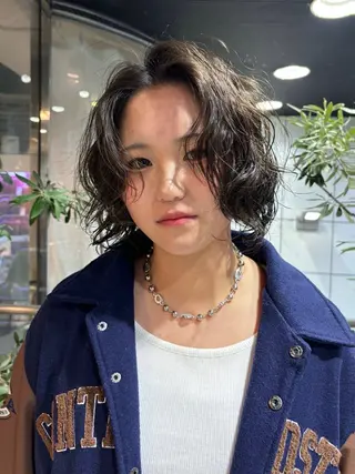 パーマ 髪質改善　ネイル コトミ🐸のヘアスタイル