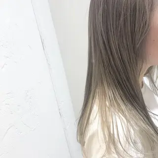 カラー 西田 優菜のヘアスタイル