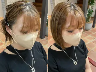 パーマ 杉原 向日梨のヘアスタイル