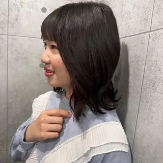 ミディアム ❇️安達 優心❇️ レイヤー/艶髪特化のヘアスタイル