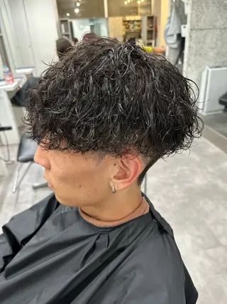 パーマ 【メンズパーマ】比嘉 啓人のヘアスタイル
