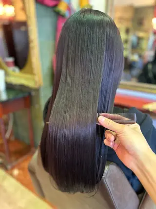 ロング 【美髪矯正 /髪質改善】RINのヘアスタイル