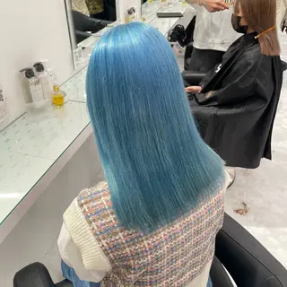 ロング カラー ヘアアレンジ ウルフカット×ハイ トーン職人🤍ゆうひのヘアスタイル