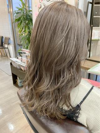 ロング カラー 植田 敬太のヘアスタイル