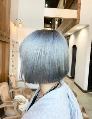 ショート カラー ブリーチ×ハイトーン 🔥小林達哉のヘアスタイル
