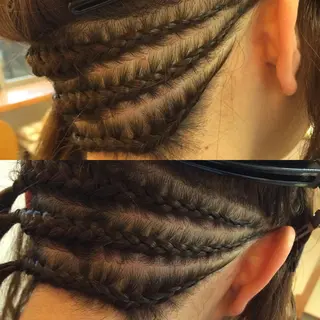 ✨コーンロウ✨ 本田さゃかのヘアスタイル