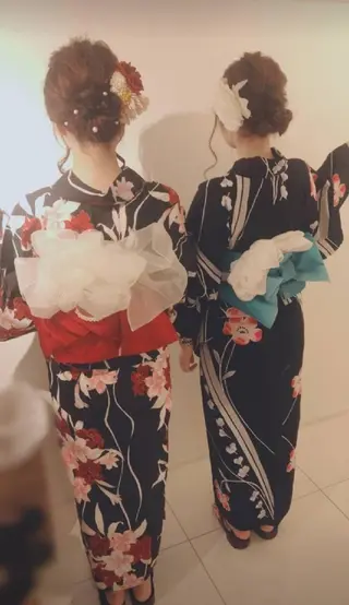 ヘアアレンジ 花魁変幻処 椛かぐら inヘアサロンクレアのマツエク・マツパデザイン