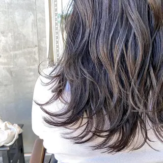 ミディアム カラー ヘアアレンジ 【ダメージレス施術】 【透明感】北村 拓也のヘアスタイル