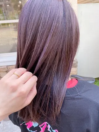セミロング Sabby氏川洸希 パーマのヘアスタイル