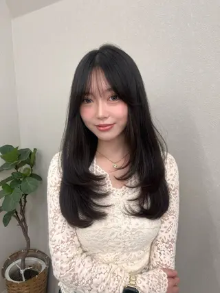セミロング カラー 🪞ボブ特化/顔 まわり🧸mai🎀のヘアスタイル