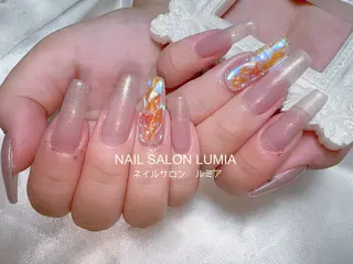 ネイル ネイルサロン ルミア Lumia 店長施術のネイルデザイン