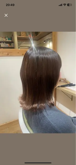 ミディアム 畝原 陽真里のヘアスタイル