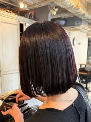 ミディアム シモイケ ルアのヘアスタイル