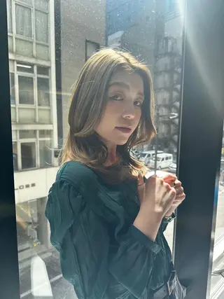 セミロング カラー 似合わせカット 銀座/アライ カズヤのヘアスタイル