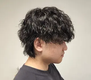 ショート パーマ メンズ 【イケメン風パーマ】 SHOFYのヘアスタイル