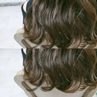 ロング パーマ ヘアアレンジ See by merのマツエク・マツパデザイン
