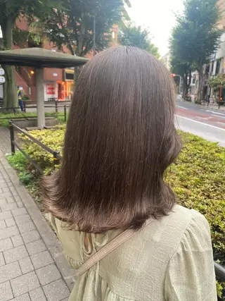 ミディアム カラー ヘアアレンジ TSUNA 🌙 Lim 五反田のマツエク・マツパデザイン