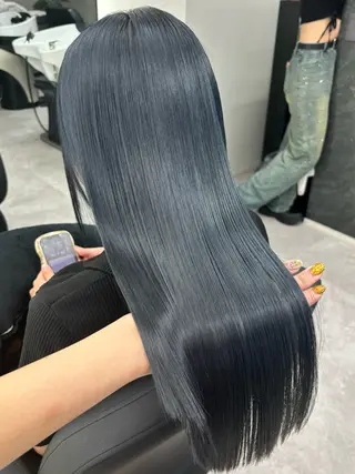 ロング カラー Ardore 韓国風カラー大阪のヘアスタイル