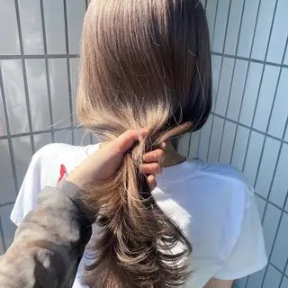 セミロング マンツーマン施術🦋 ayajuのヘアスタイル
