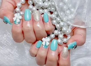 ミディアム La nail pandaのネイルデザイン
