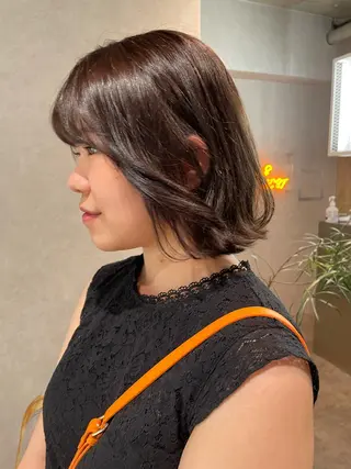 ミディアム カラー ナチュラル透明感🌱 小山美樹子のヘアスタイル