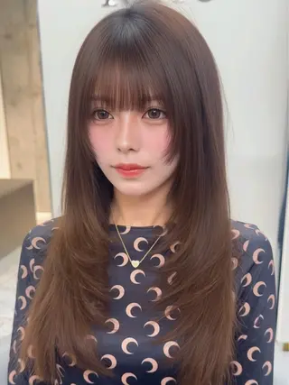 ロング カラー ヘアアレンジ 【博多髪質改善】 吉村 清志のヘアスタイル