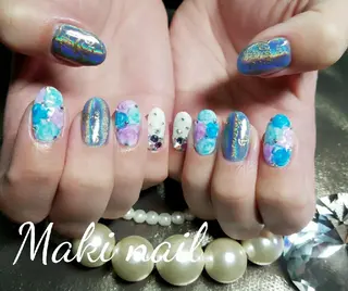 ネイル ショート ・:*+.✳︎˚✧₊ MAKI NAILのネイルデザイン