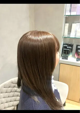 ロング カラー タケノウチ アユムのヘアスタイル